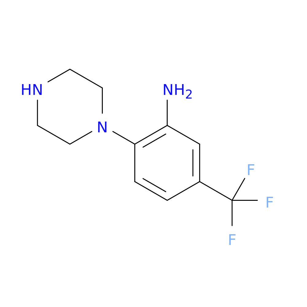 2-(piperazin-1-yl)-5-(trifluoromethyl)aniline