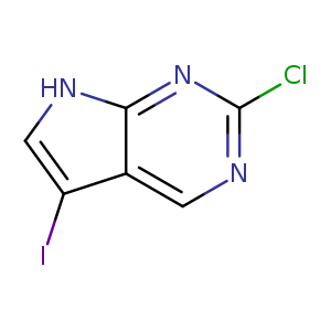 2-Chloro-5-iodo-7H-pyrrolo[2,3-d]pyrimidine