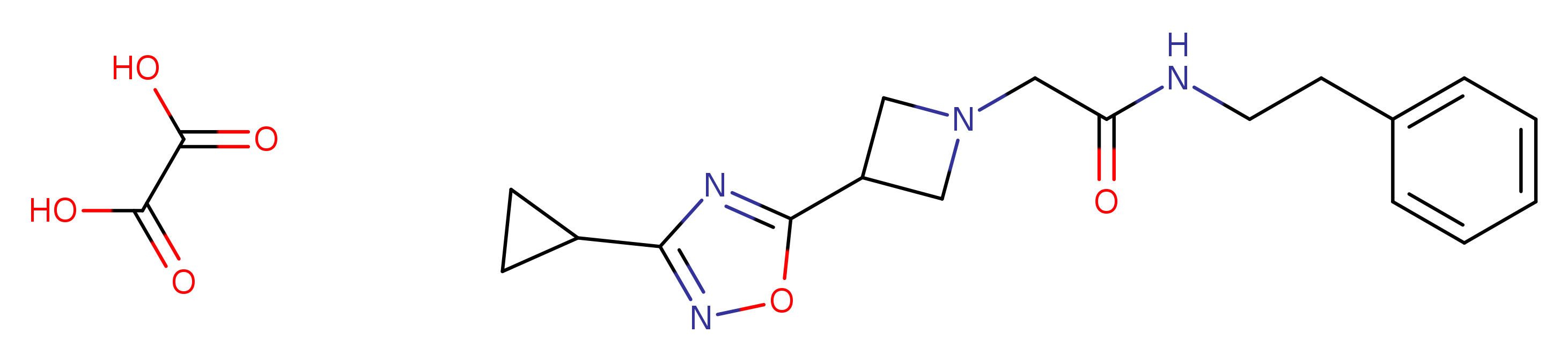 2-[3-(3-cyclopropyl-1,2,4-oxadiazol-5-yl)azetidin-1-yl]-N-(2-phenylethyl)acetamide; oxalic acid