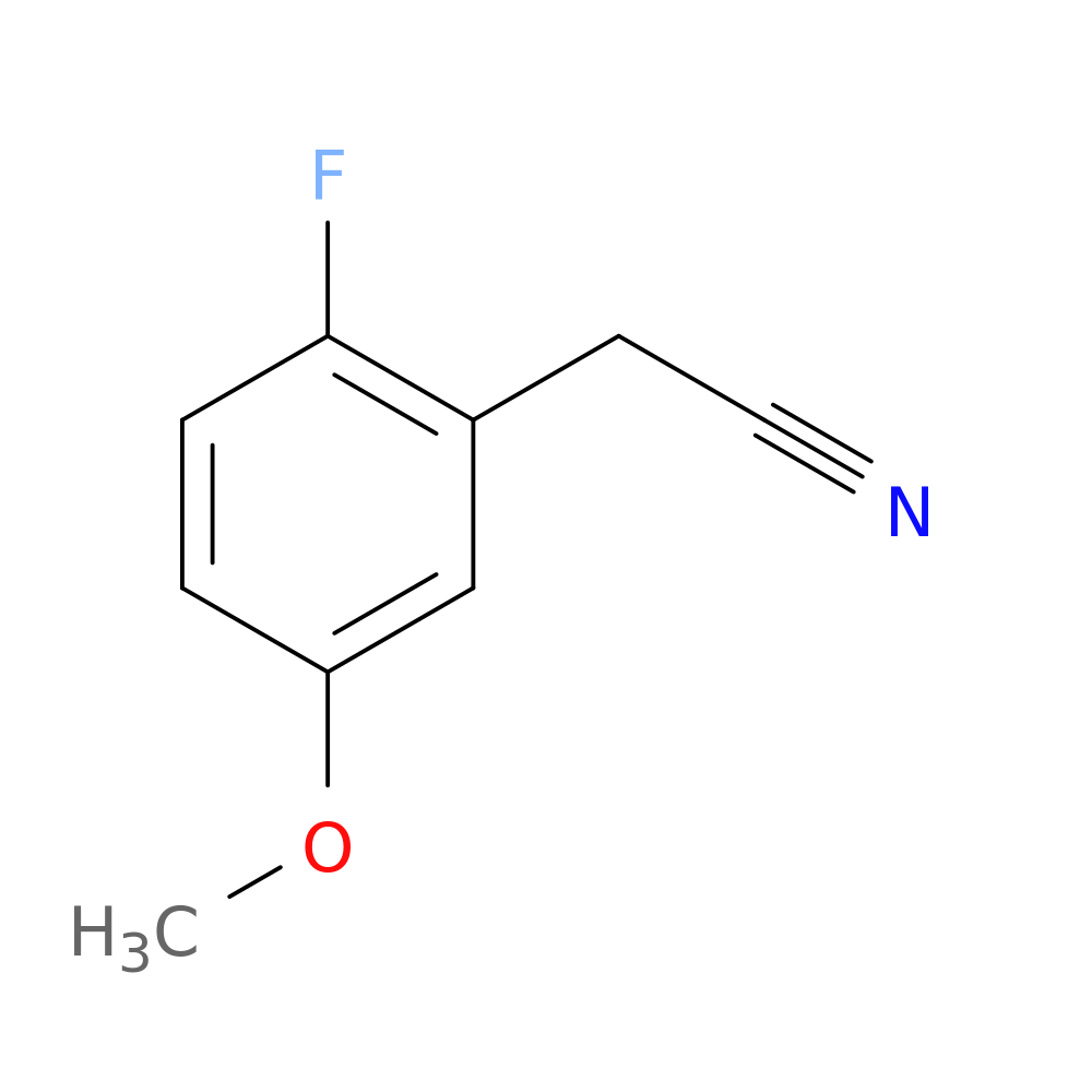5-Methoxy-2-fluorobenzylcyanide