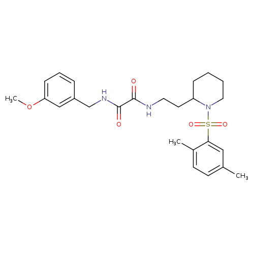 N-{2-[1-(2,5-dimethylbenzenesulfonyl)piperidin-2-yl]ethyl}-N'-[(3-methoxyphenyl)methyl]ethanediamide