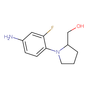 1-(4-AMINO-2-FLUOROPHENYL)-2-PYRROLIDINEMETHANOL