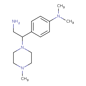 (4-[2-AMINO-1-(4-METHYLPIPERAZIN-1-YL)ETHYL]PHENYL)DIMETHYLAMINE
