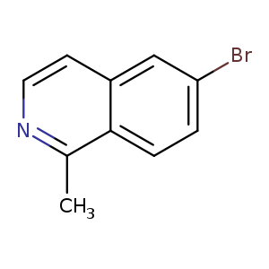 Isoquinoline, 6-bromo-1-methyl-