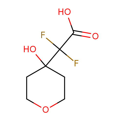 2,2-difluoro-2-(4-hydroxyoxan-4-yl)acetic acid
