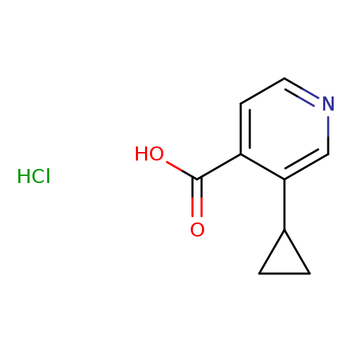 3-cyclopropylpyridine-4-carboxylic acid hydrochloride