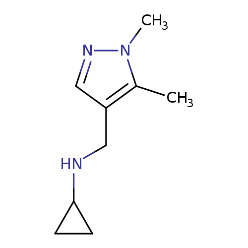 N-[(1,5-dimethyl-1H-pyrazol-4-yl)methyl]cyclopropanamine