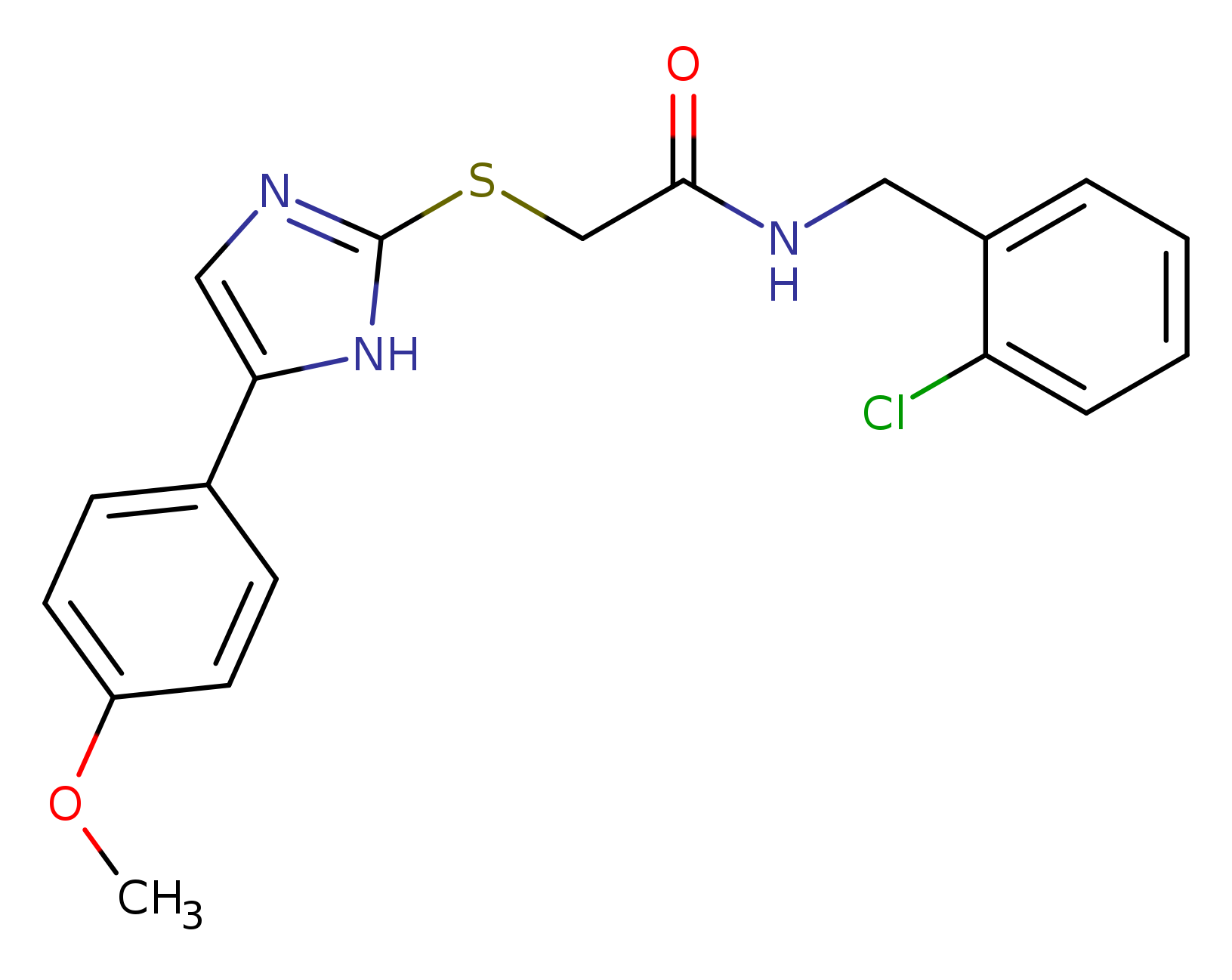 N-[(2-chlorophenyl)methyl]-2-{[5-(4-methoxyphenyl)-1H-imidazol-2-yl]sulfanyl}acetamide