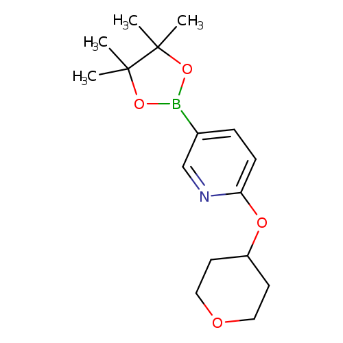 2-(Tetrahydropyran-4-yloxy)-5-(4,4,5,5-tetramethyl-[1,3,2]dioxaborolan-2-yl)pyridine