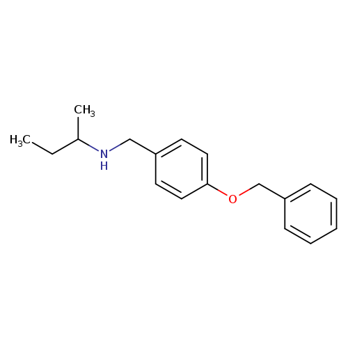 {[4-(benzyloxy)phenyl]methyl}(butan-2-yl)amine