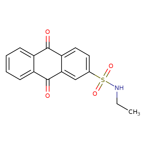 N-ethyl-9,10-dioxo-9,10-dihydroanthracene-2-sulfonamide