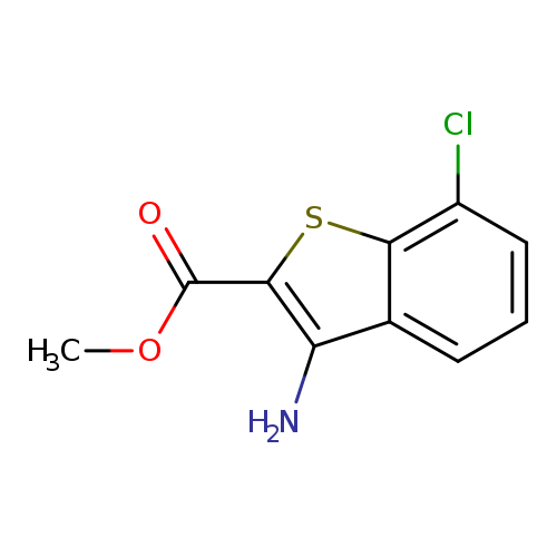 Benzo[b]thiophene-2-carboxylic acid, 3-amino-7-chloro-, methyl ester