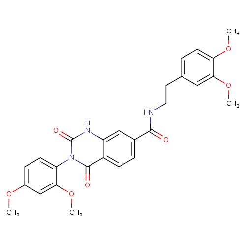3-(2,4-dimethoxyphenyl)-N-[2-(3,4-dimethoxyphenyl)ethyl]-2,4-dioxo-1,2,3,4-tetrahydroquinazoline-7-carboxamide