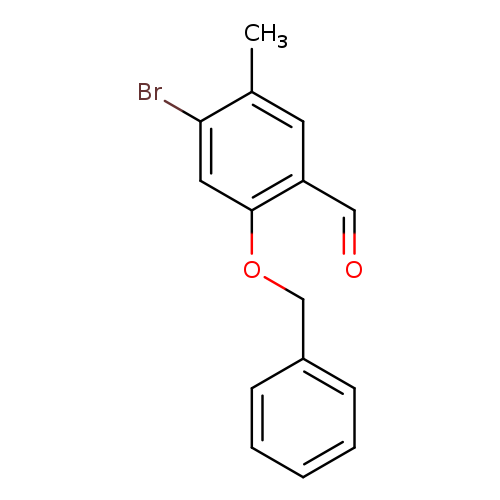 2-(benzyloxy)-4-bromo-5-methylbenzaldehyde