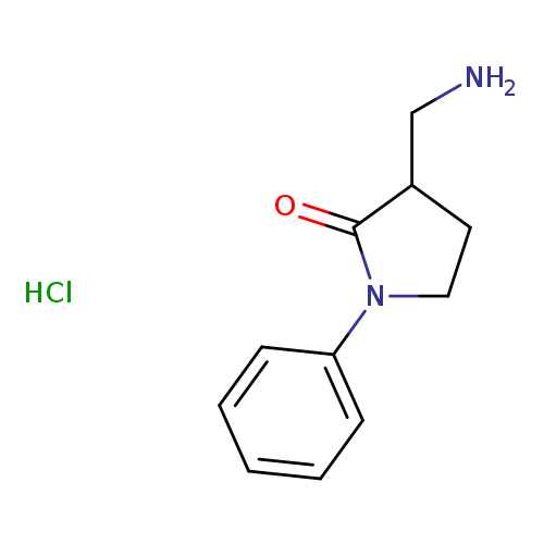 3-(aminomethyl)-1-phenylpyrrolidin-2-onehydrochloride