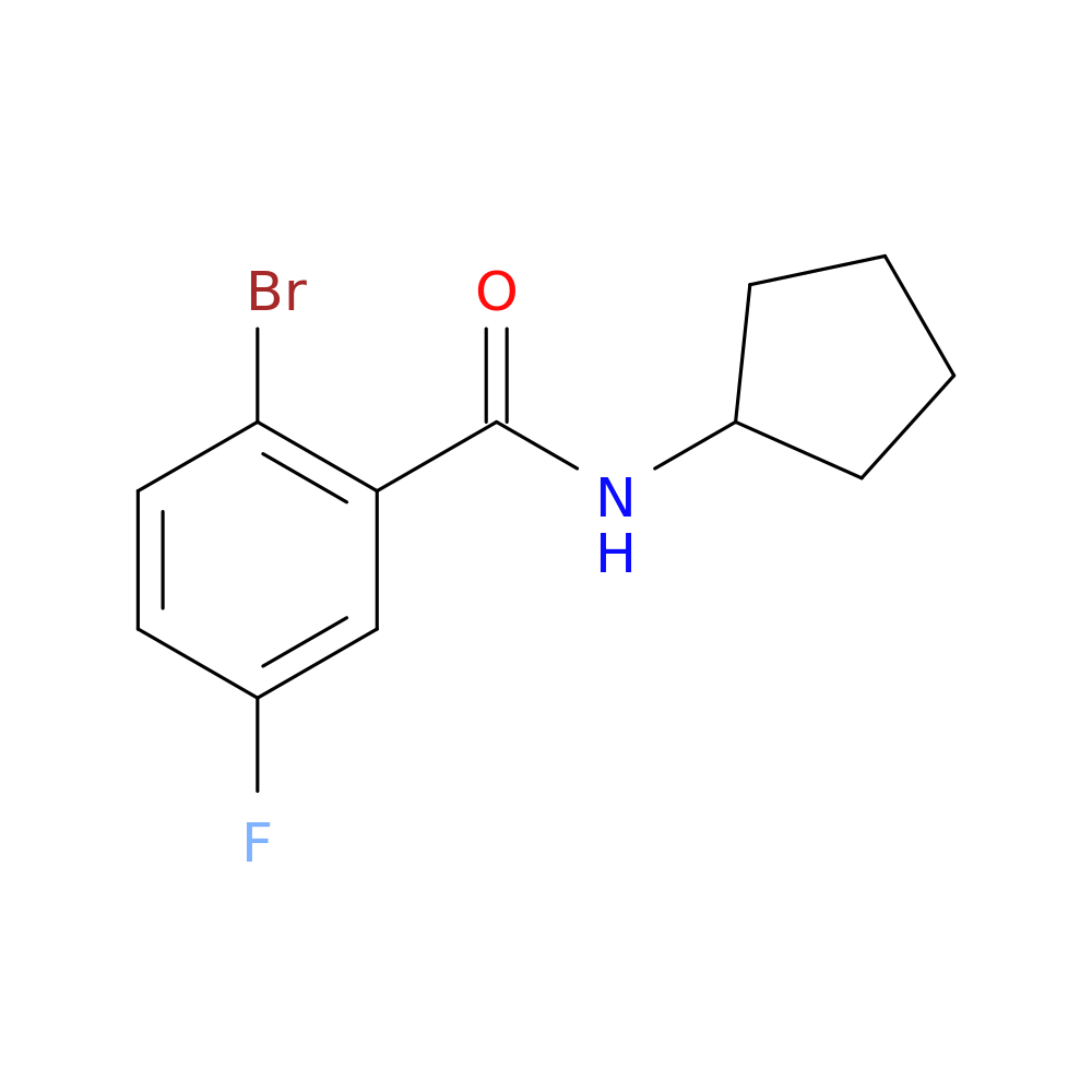 N-Cyclopentyl 2-bromo-5-fluorobenzamide