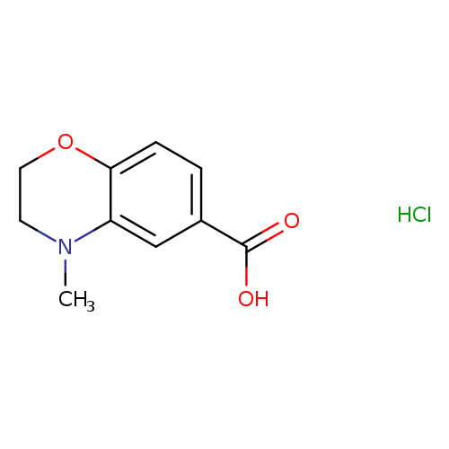 4-methyl-3,4-dihydro-2h-1,4-benzoxazine-6-carboxylic acid hydrochloride