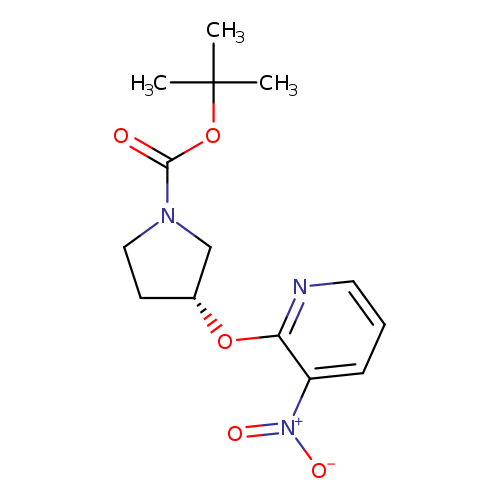 (R)-tert-Butyl 3-(3-nitropyridin-2-yloxy)pyrrolidine-1-carboxylate