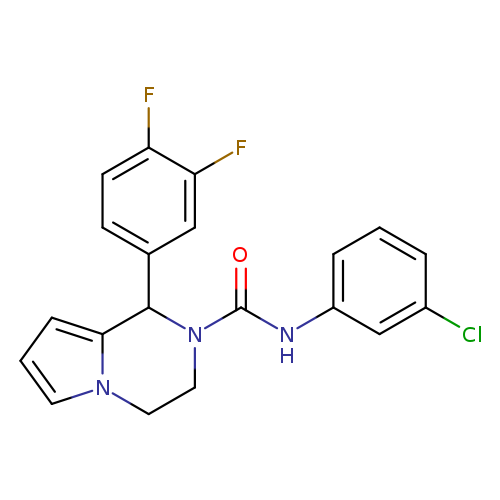 N-(3-chlorophenyl)-1-(3,4-difluorophenyl)-1H,2H,3H,4H-pyrrolo[1,2-a]pyrazine-2-carboxamide