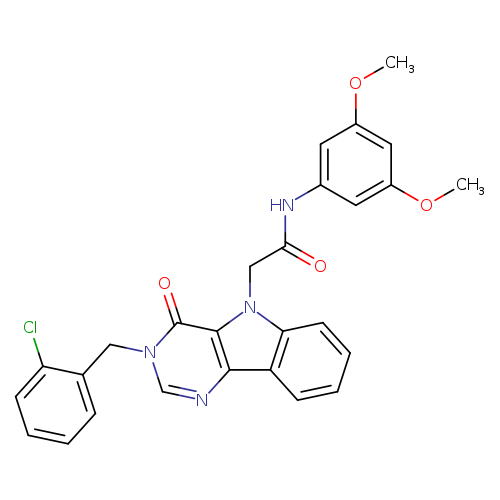 2-{3-[(2-chlorophenyl)methyl]-4-oxo-3H,4H,5H-pyrimido[5,4-b]indol-5-yl}-N-(3,5-dimethoxyphenyl)acetamide