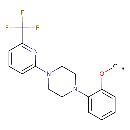 1-(2-methoxyphenyl)-4-[6-(trifluoromethyl)pyridin-2-yl]piperazine