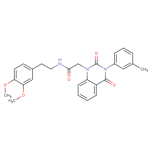N-[2-(3,4-dimethoxyphenyl)ethyl]-2-[3-(3-methylphenyl)-2,4-dioxo-1,2,3,4-tetrahydroquinazolin-1-yl]acetamide