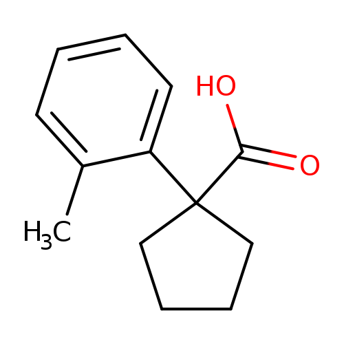 1-(2-methylphenyl)cyclopentane-1-carboxylic acid