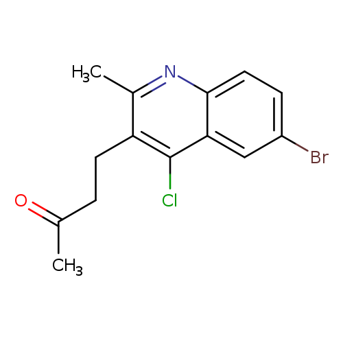 4-(6-Bromo-4-chloro-2-methylquinolin-3-yl)butan-2-one