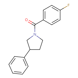 1-(4-fluorobenzoyl)-3-phenylpyrrolidine