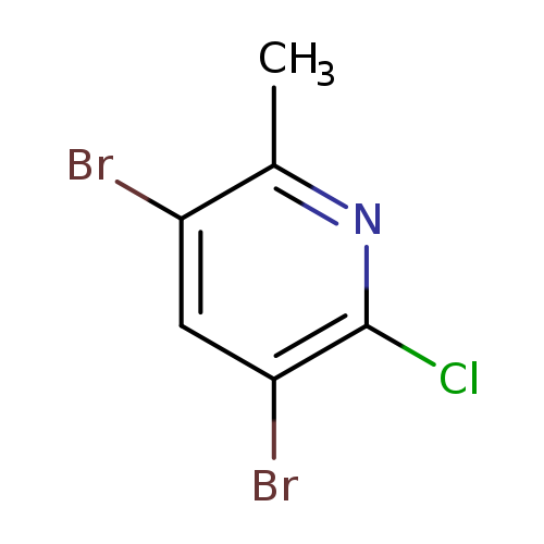 Pyridine, 3,5-dibromo-2-chloro-6-methyl-