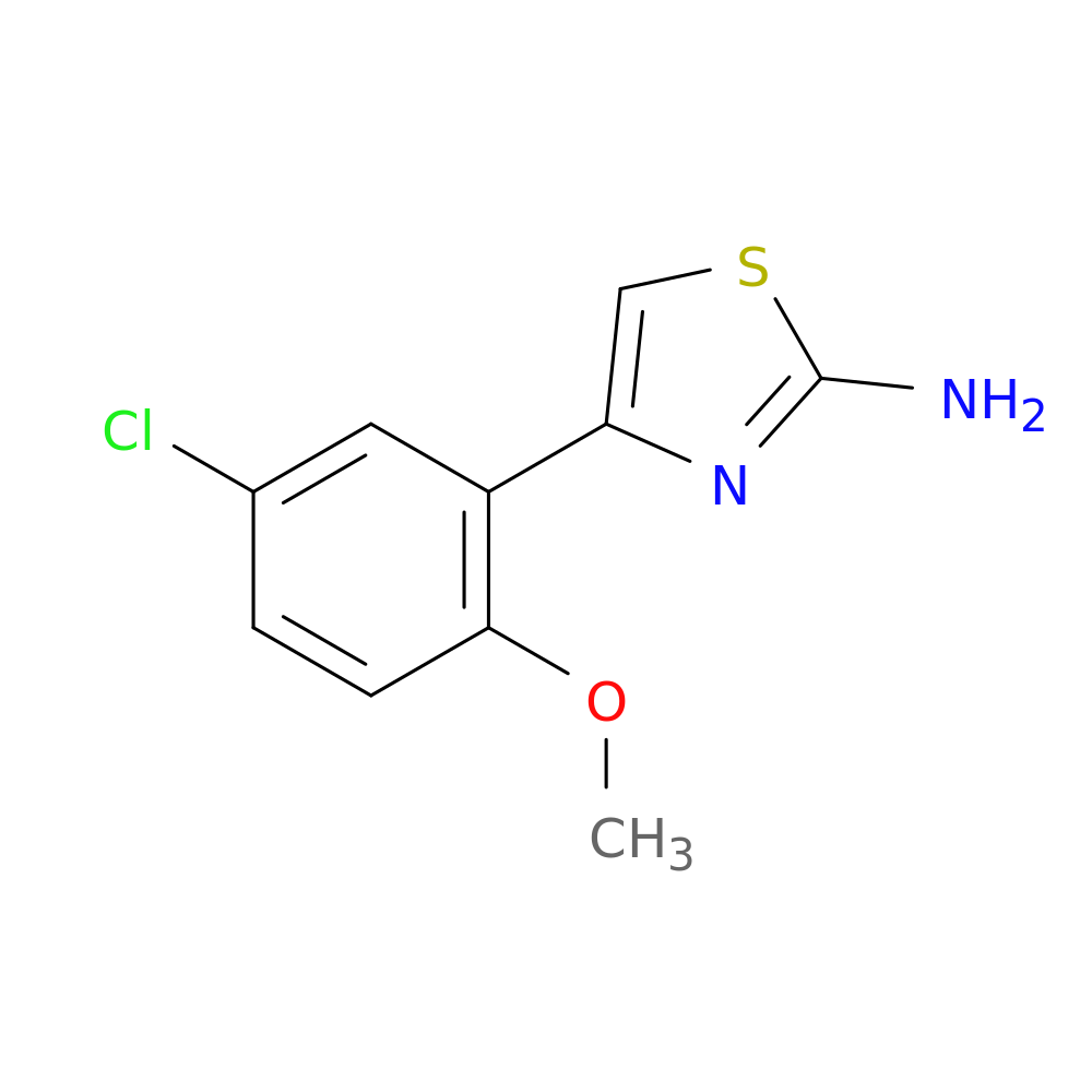 4-(5-Chloro-2-methoxy-phenyl)-thiazol-2-ylamine