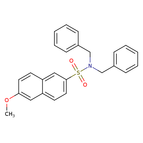 N,N-dibenzyl-6-methoxynaphthalene-2-sulfonamide