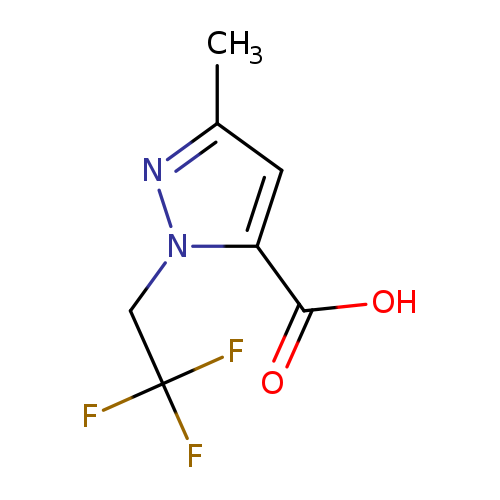 3-Methyl-1-(2,2,2-trifluoroethyl)-1h-pyrazole-5-carboxylic acid