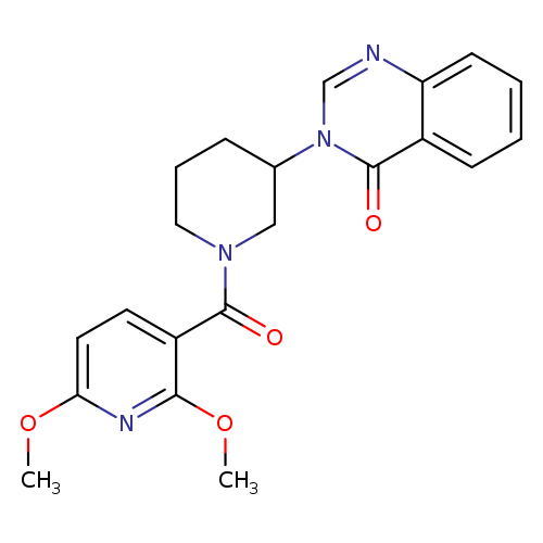 3-[1-(2,6-dimethoxypyridine-3-carbonyl)piperidin-3-yl]-3,4-dihydroquinazolin-4-one