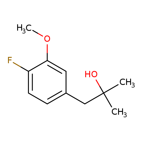 1-(4-fluoro-3-methoxyphenyl)-2-methylpropan-2-ol