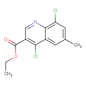 4,8-Dichloro-6-methylquinoline-3-carboxylic acid ethyl ester