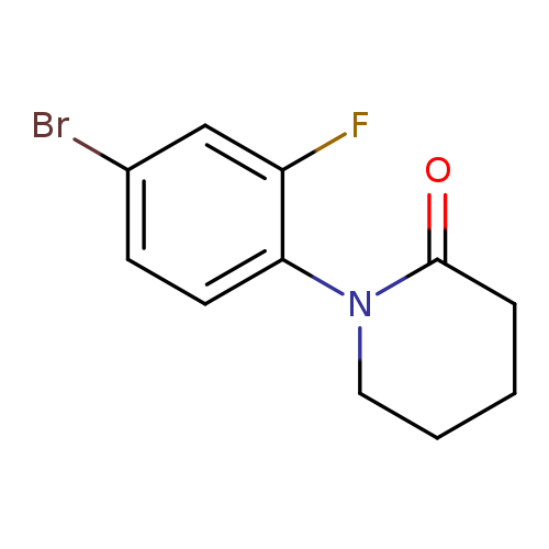 1-(4-bromo-2-fluorophenyl)piperidin-2-one