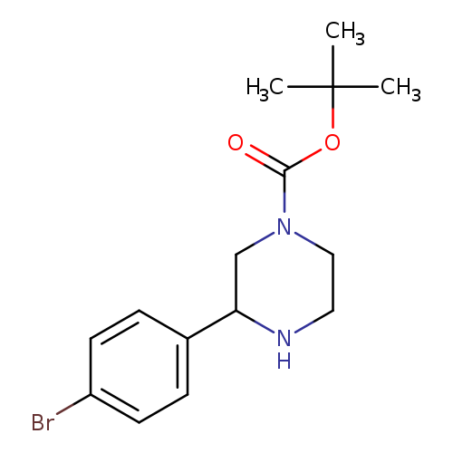 tert-Butyl 3-(4-bromophenyl)piperazine-1-carboxylate