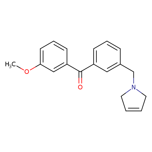 (3-((2,5-Dihydro-1H-pyrrol-1-yl)methyl)phenyl)(3-methoxyphenyl)methanone