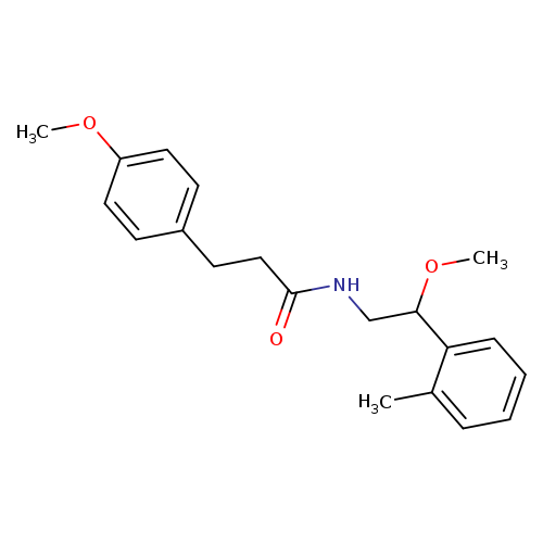 N-[2-methoxy-2-(2-methylphenyl)ethyl]-3-(4-methoxyphenyl)propanamide