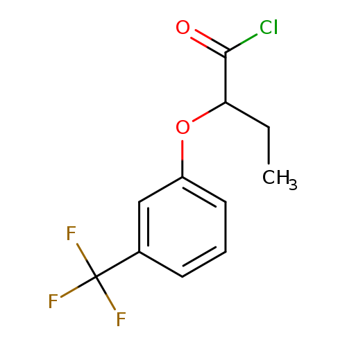 2-[3-(Trifluoromethyl)phenoxy]butanoyl chloride