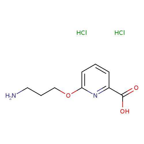 6-(3-aminopropoxy)pyridine-2-carboxylic acid dihydrochloride