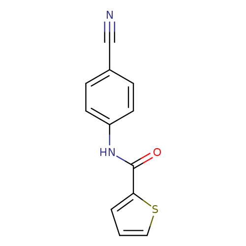 N-(4-cyanophenyl)thiophene-2-carboxamide