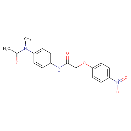 N-{4-[acetyl(methyl)amino]phenyl}-2-{4-nitrophenoxy}acetamide