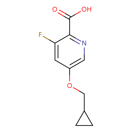 5-(Cyclopropylmethoxy)-3-fluoropicolinic acid