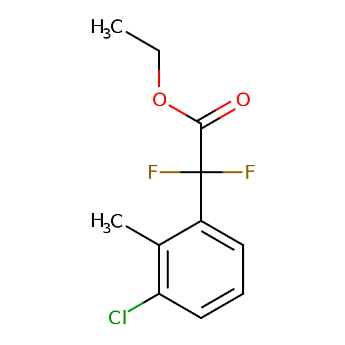 Ethyl 2-(3-chloro-2-methylphenyl)-2,2-difluoroacetate