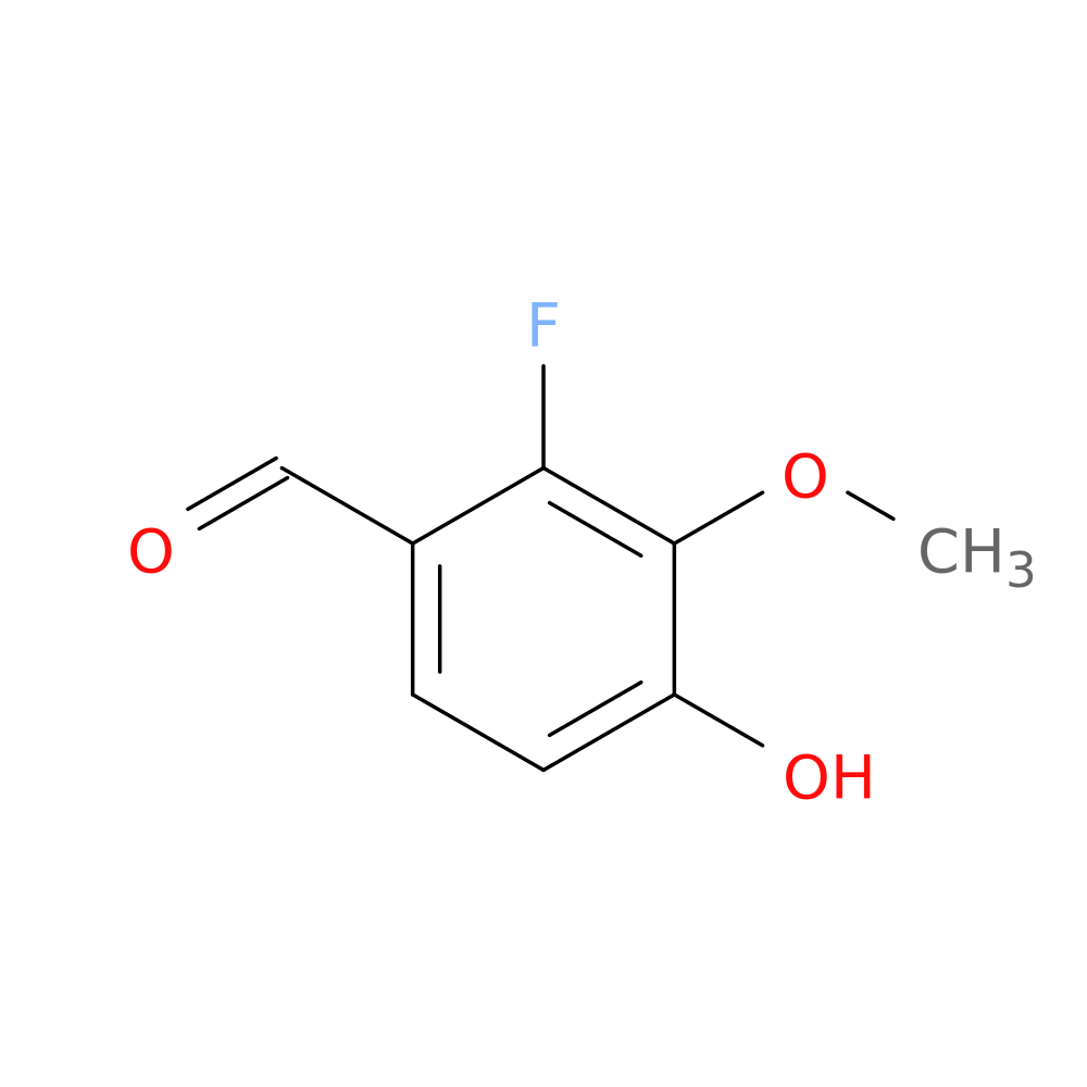 Benzaldehyde, 2-fluoro-4-hydroxy-3-methoxy-