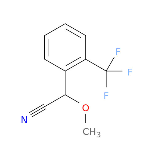 2-Methoxy-2-(2-(trifluoromethyl)phenyl)acetonitrile