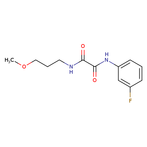 N'-(3-fluorophenyl)-N-(3-methoxypropyl)ethanediamide