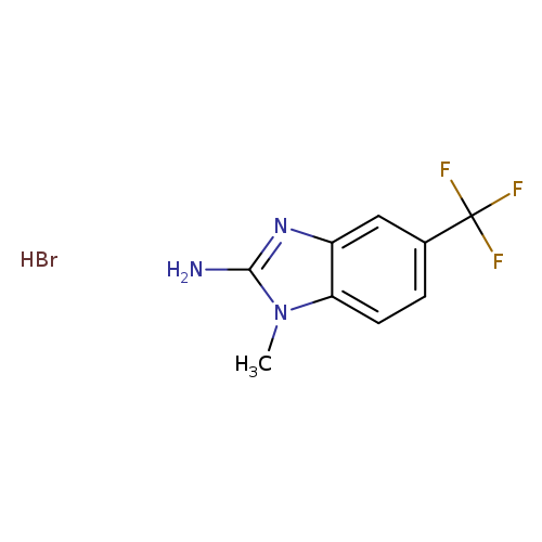 1-Methyl-5-(trifluoromethyl)-1h-benzimidazol-2-amine hydrobromide